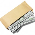 Money in envelope